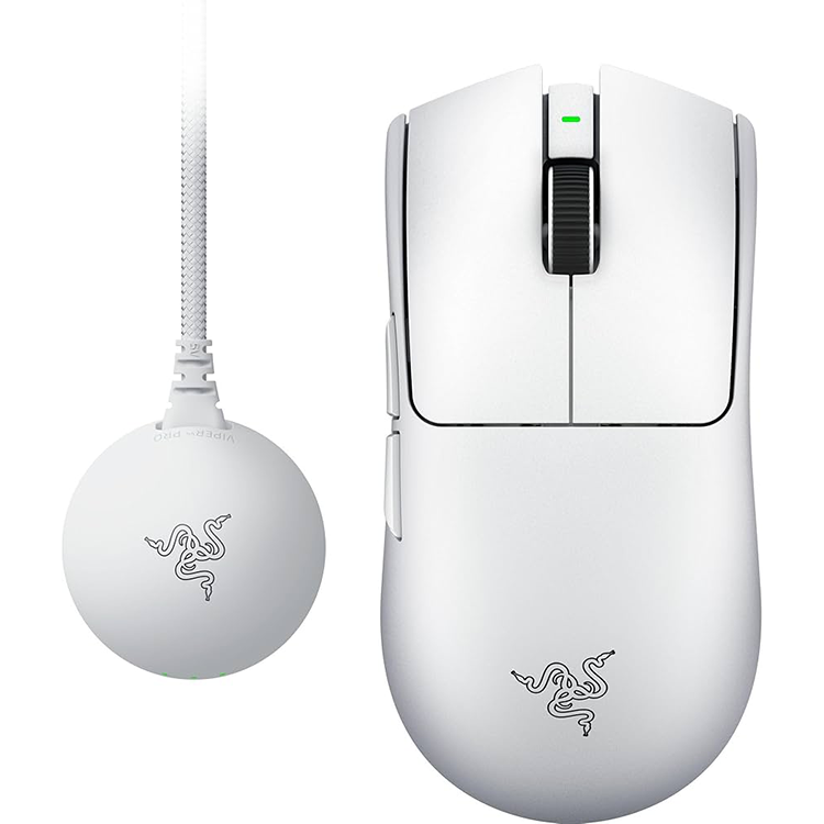 خرید موس Razer Viper V4 Pro - بی‌سیم - سفید